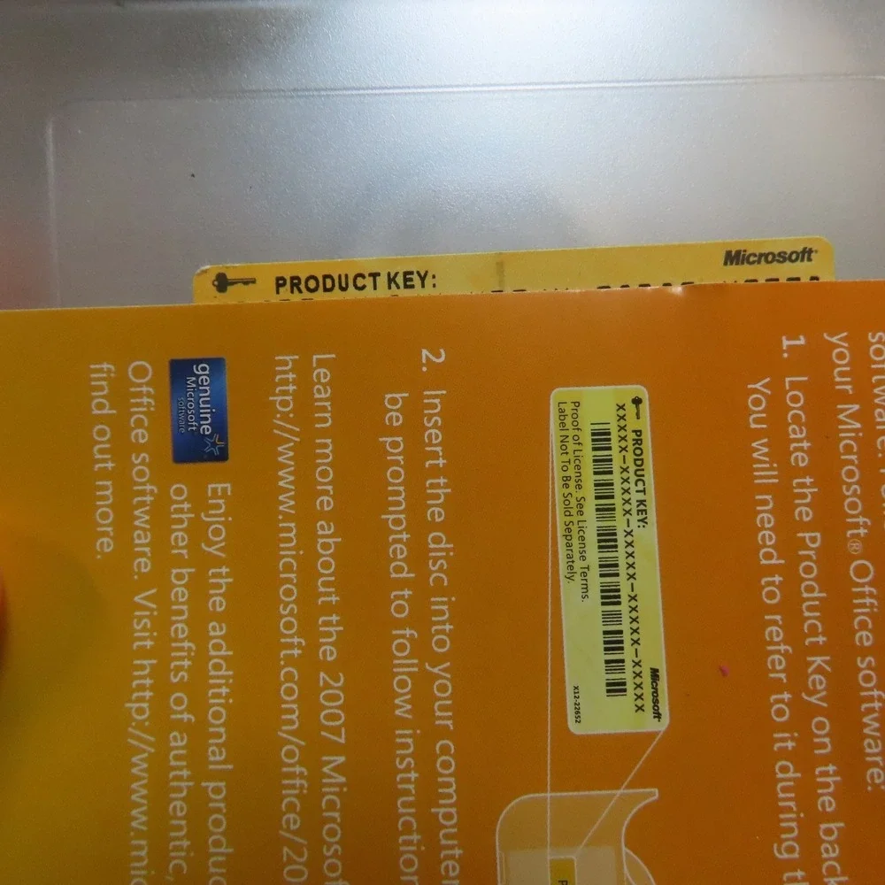 Microsoft Office‎ Small Business 2007 Upgrade Program With Product Key